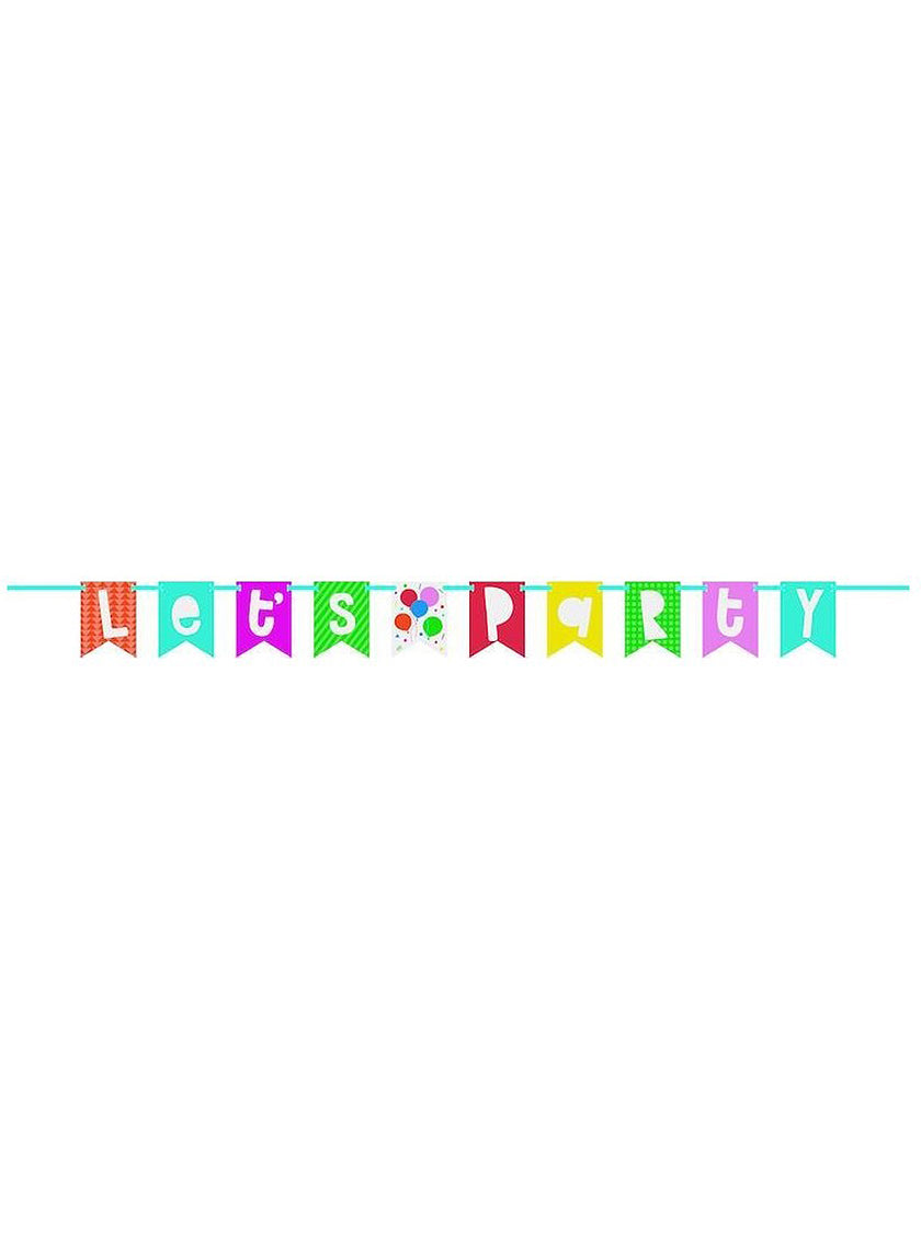 Guirlande ballons multicolore - Colorful Balloons Pennant