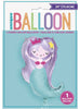 Ballon aluminium (74 cm) sirène - Sirène sous l’Océan