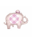 Ballon aluminium (74 cm) éléphant rose baby Shower- Pink Floral Elephant