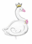 Ballon en alu (107cm) cygne - Swan Birthday