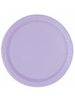 8 petites assiettes lilas (18 cm) - Gamme couleur unie