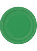 8 petites assiettes vertes émeraudes (18 cm) - Gamme couleur unie