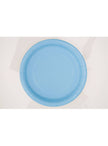 8 assiettes bleu ciel (23 cm) - Gamme couleur unie