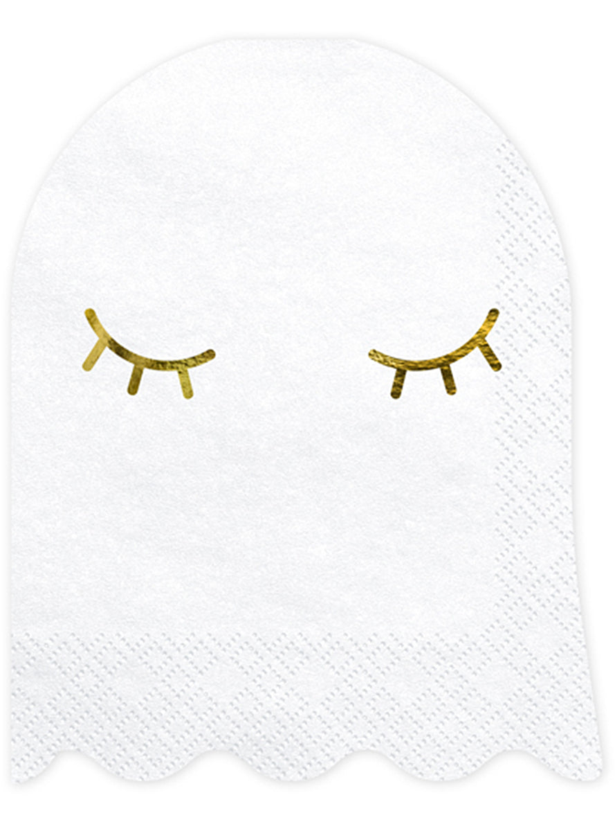 20 serviettes en papier fantôme (11 x 14 cm)