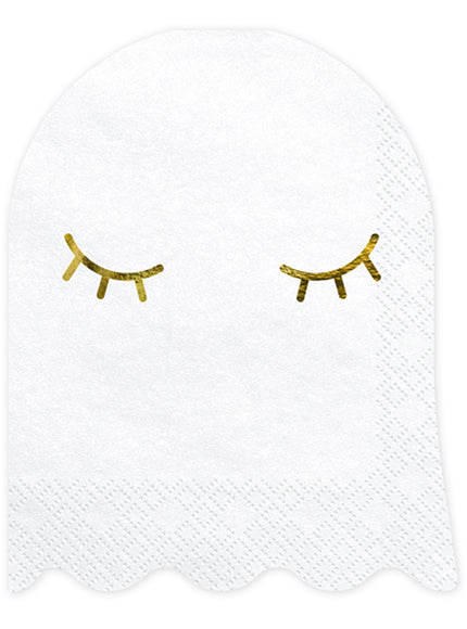 20 serviettes en papier fantôme (11 x 14 cm)