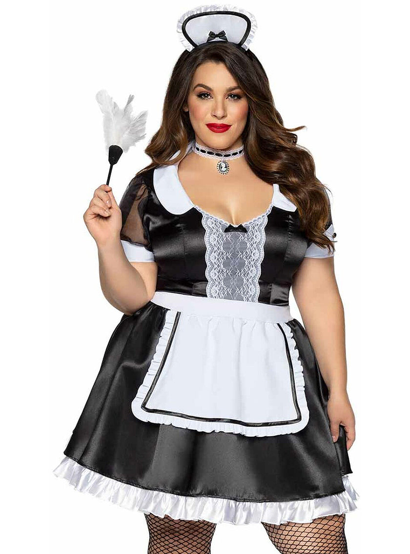 Déguisement de soubrette sexy femme grande taille