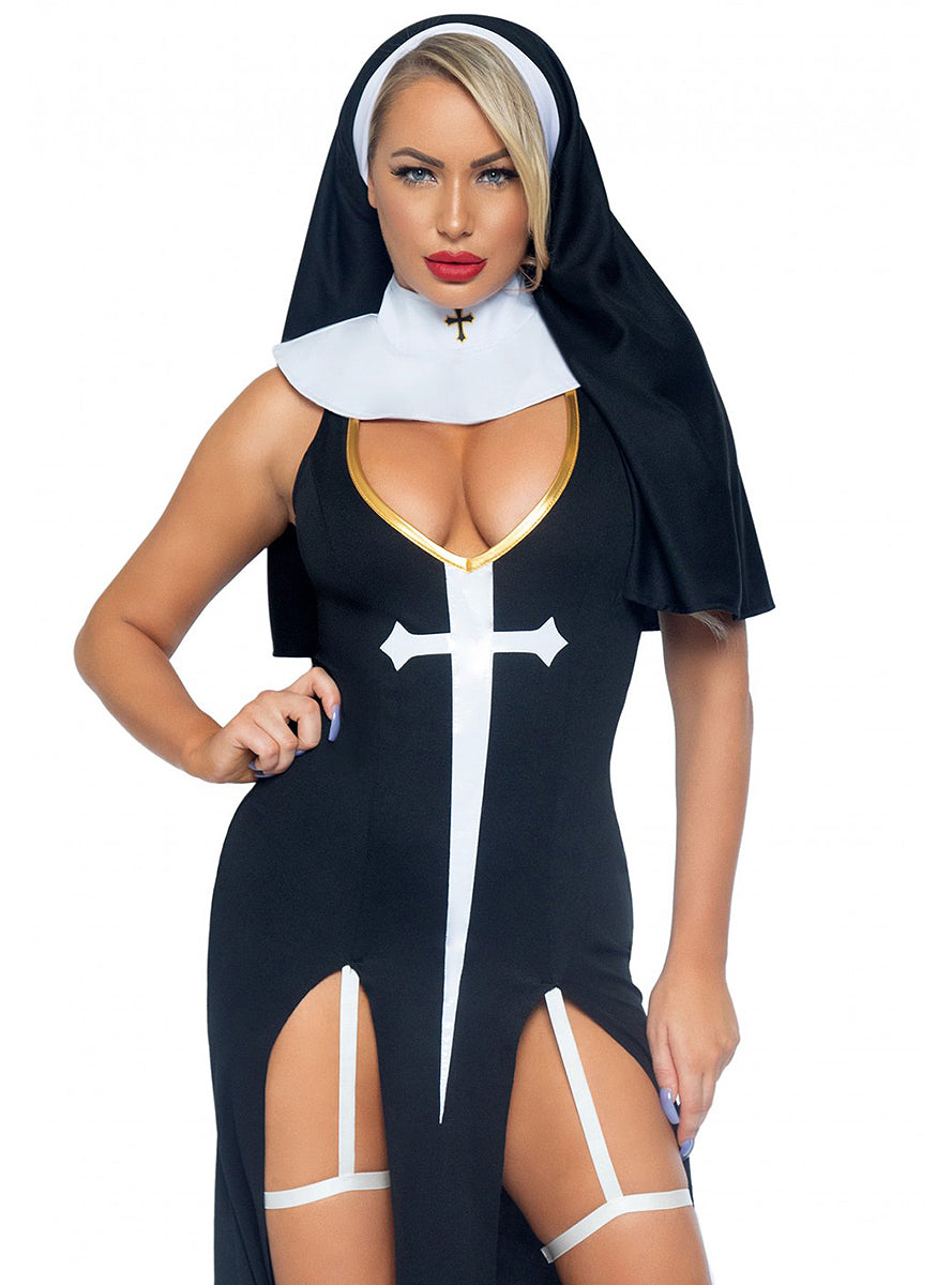 Déguisement nonne sexy femme