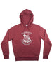 Sweat Poudlard bordeaux adulte - Harry Potter
