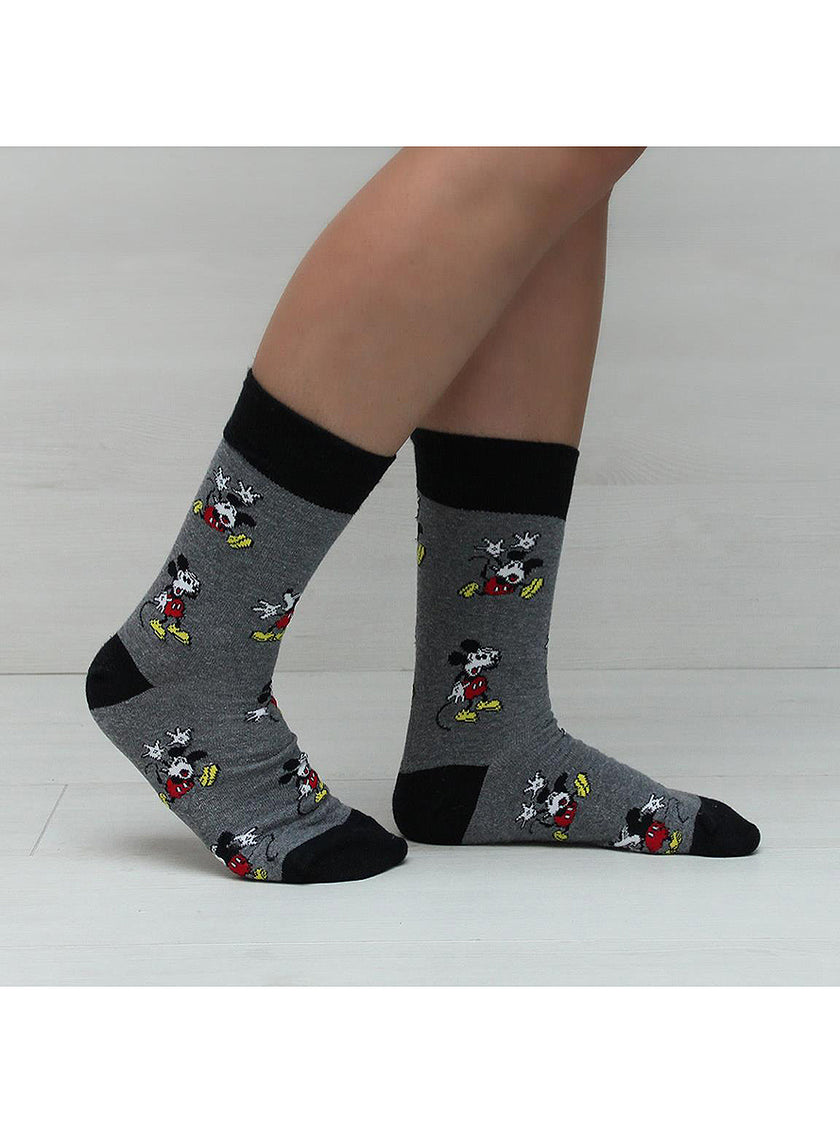 3 paires de chaussettes Mickey