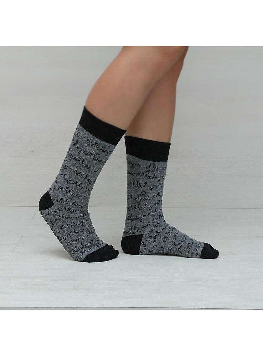 3 paires de chaussettes Mickey