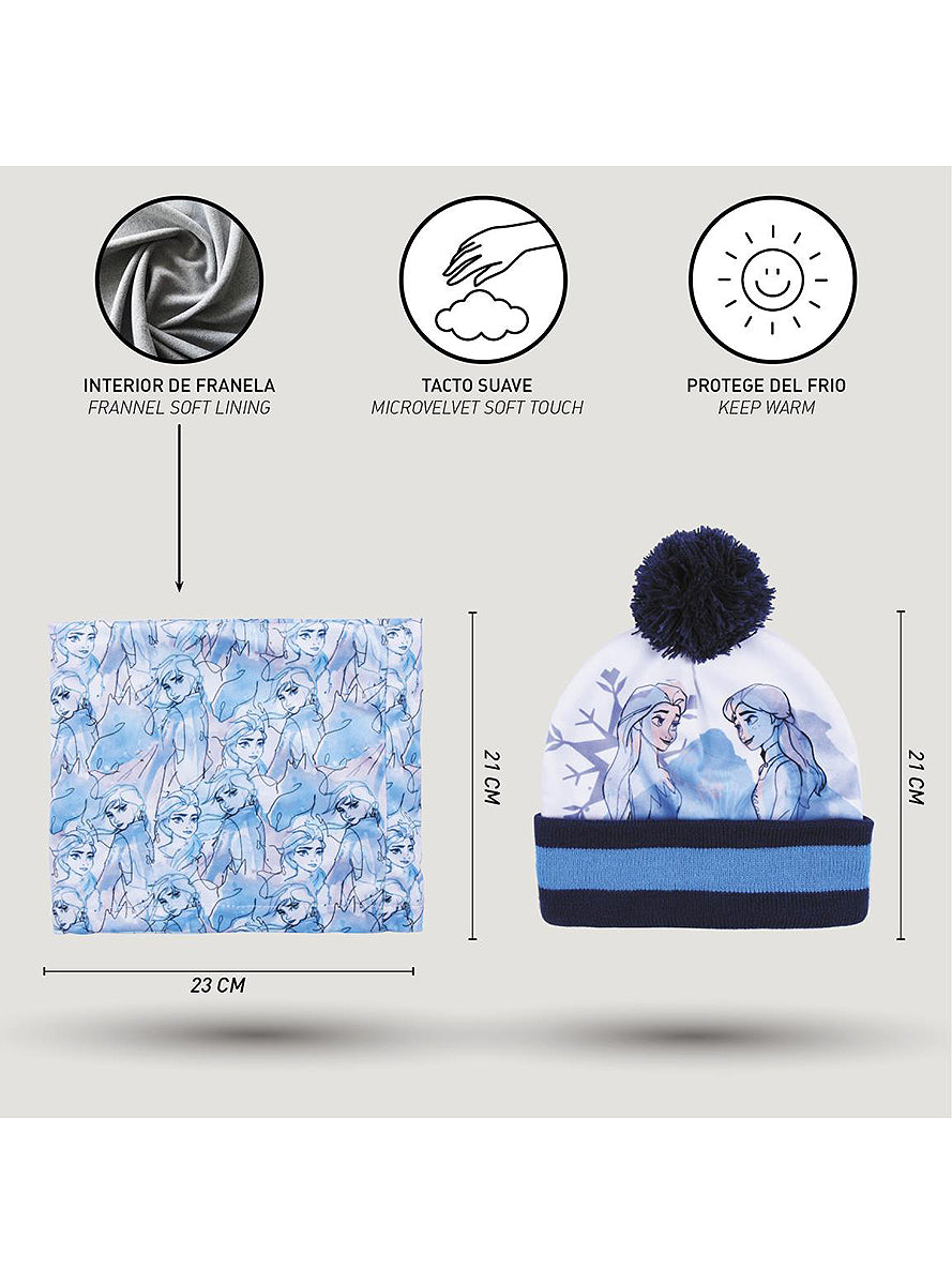 Bonnets, tour de cou et gants La Reine des Neiges II pour fille