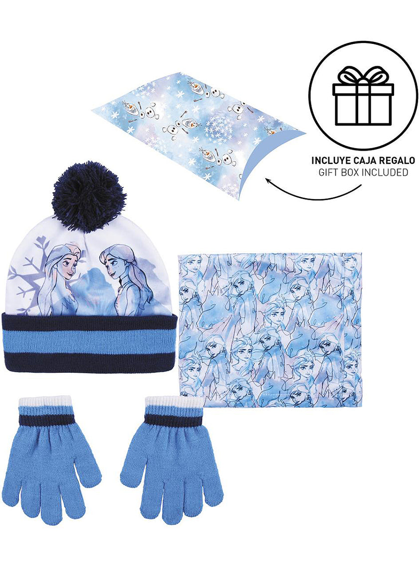 Bonnets, tour de cou et gants La Reine des Neiges II pour fille