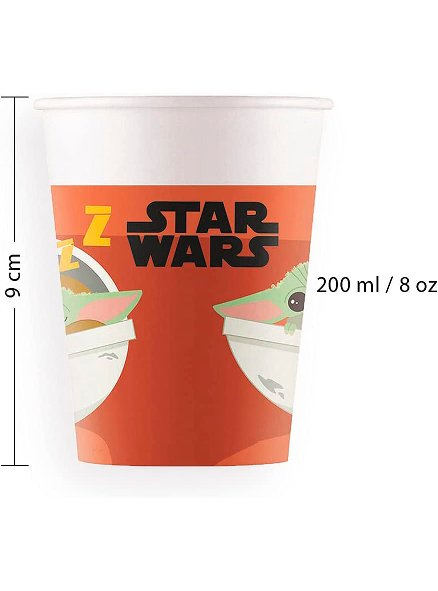 8 gobelets The Mandalorian (200ml) - Star Wars