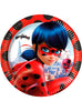 8 assiettes Ladybug (23cm) - Miraculous : Les Aventures de Ladybug et Chat Noir