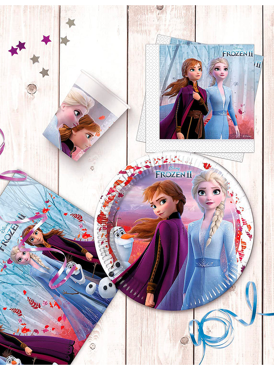 8 assiettes La reine des neiges 2 (23cm)