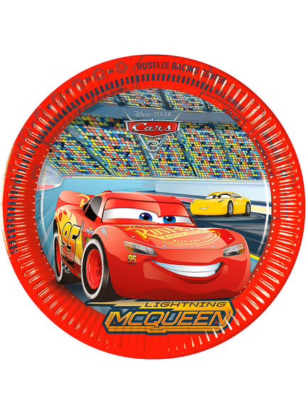8 assiettes Cars 3 (23cm)