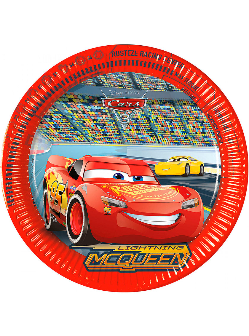 8 assiettes Cars 3 (23cm)