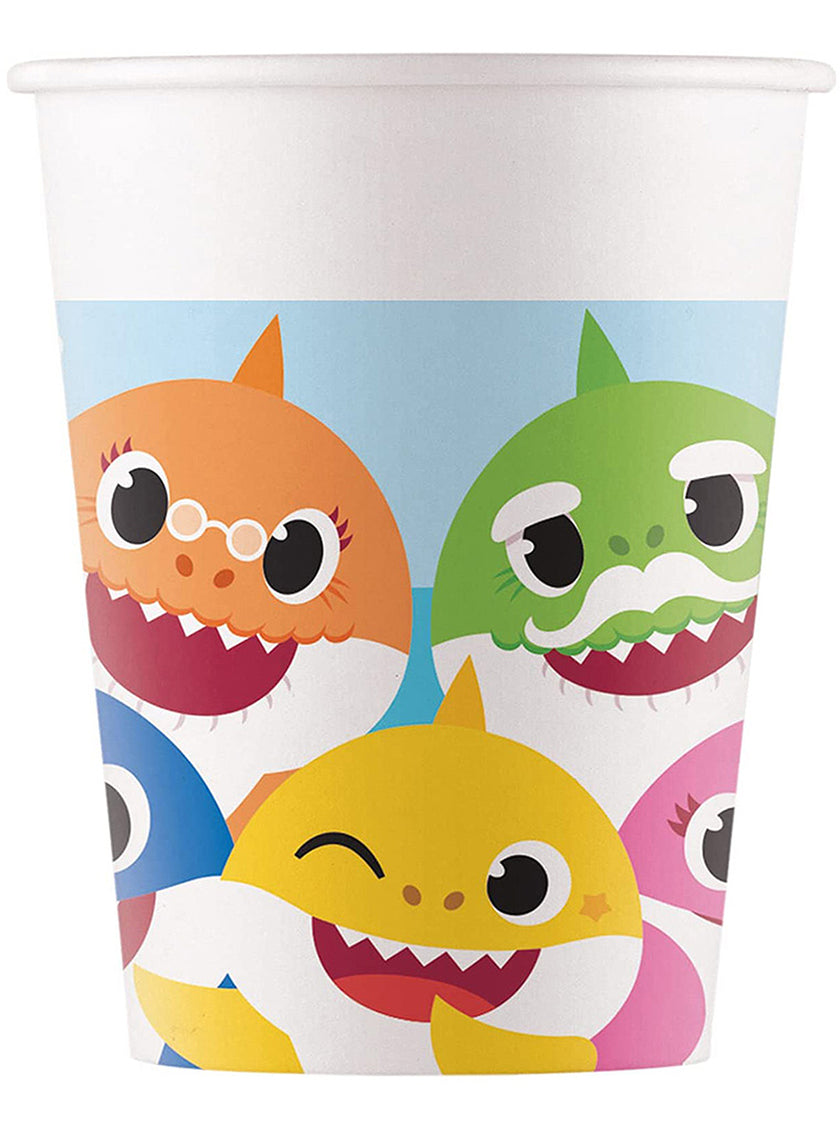 8 gobelets Baby Shark (200ml)