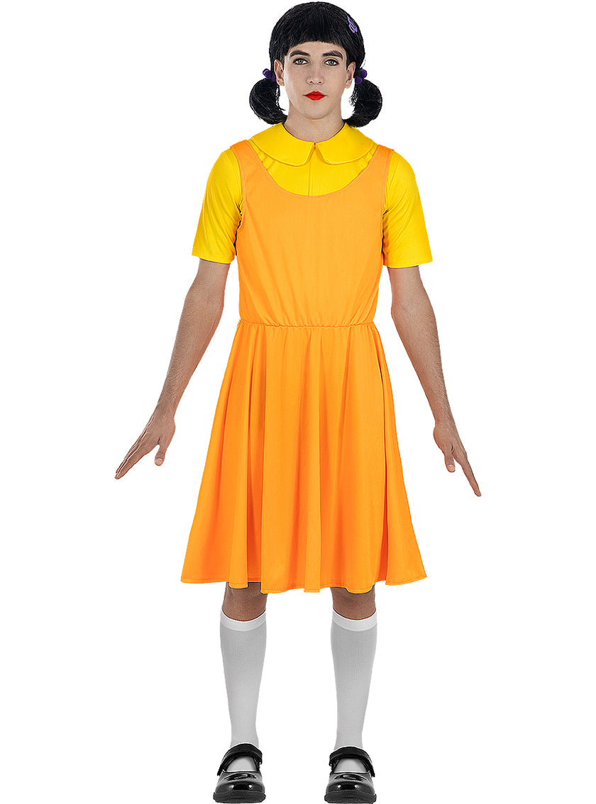 Perruque Poupée de Squid Game - Officiel Netflix