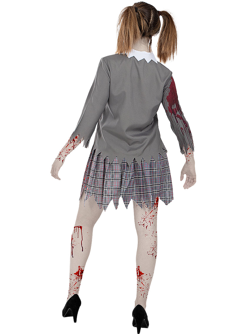 Déguisement étudiant zombie femme