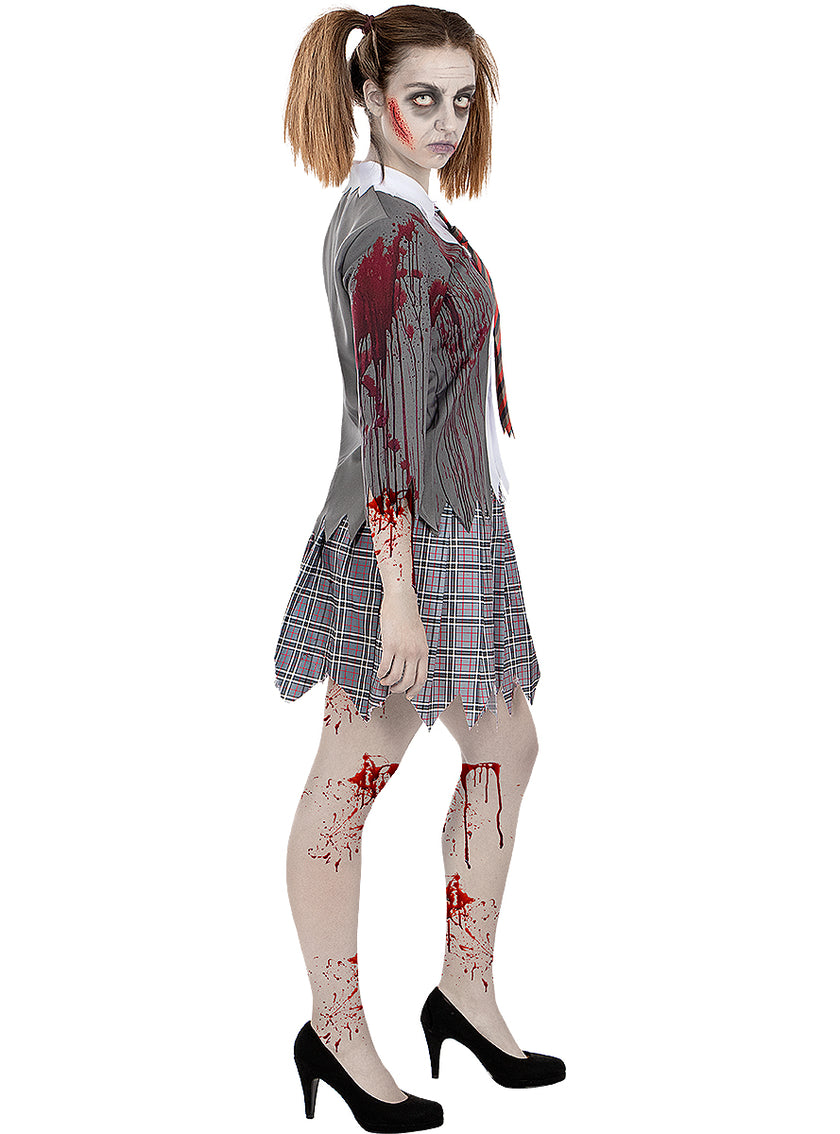 Déguisement étudiant zombie femme
