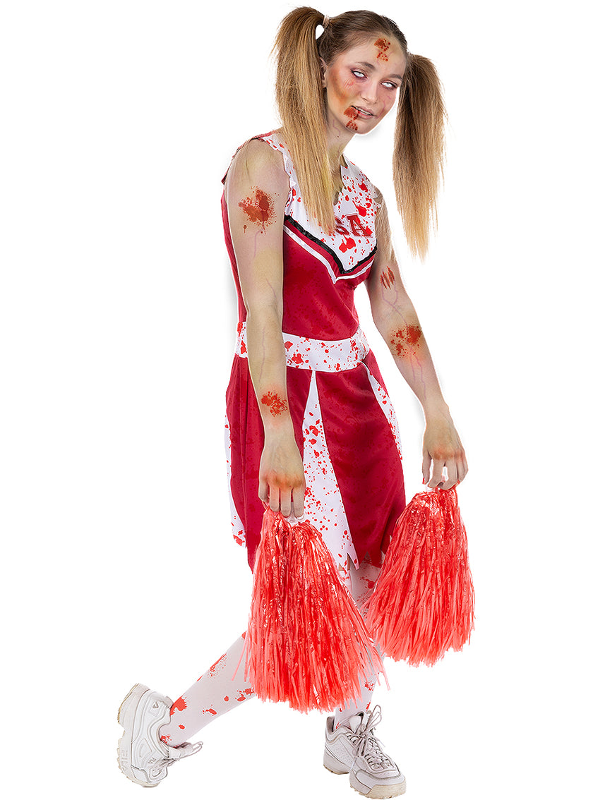 Déguisement pompom girl zombie femme