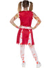 Déguisement pompom girl zombie femme