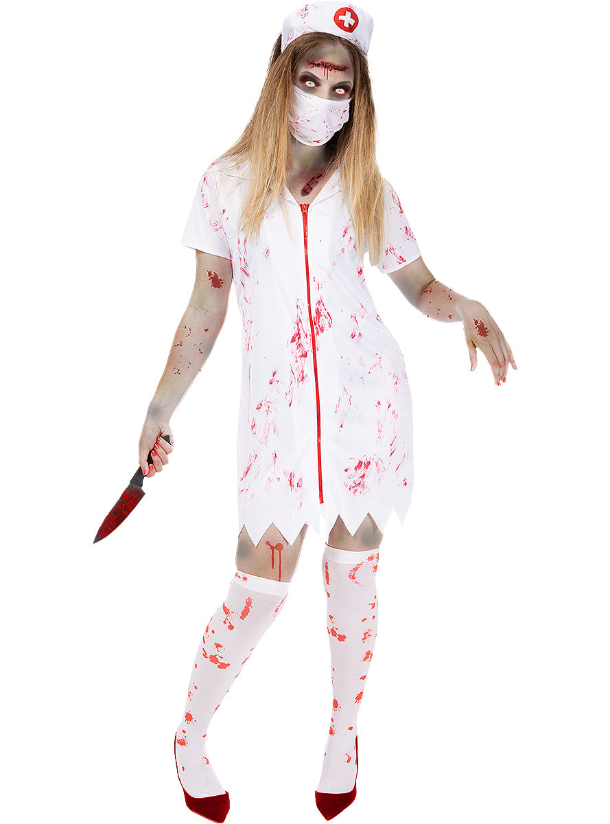 Déguisement infirmière zombie femme