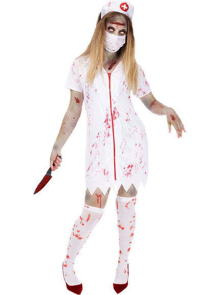 Déguisement infirmière zombie femme