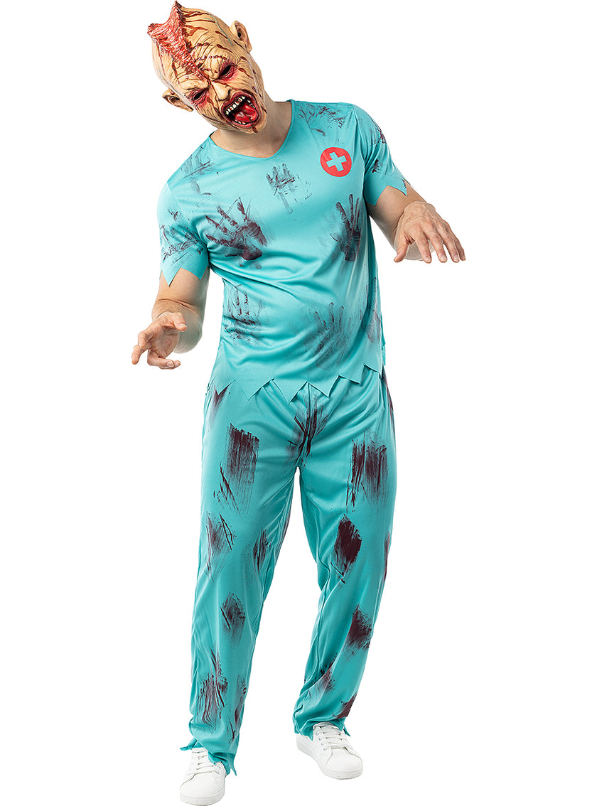 Déguisement médecin chirurgien zombie homme