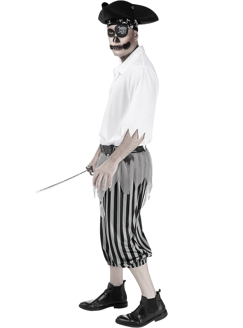 Déguisement pirate zombie homme