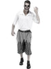 Déguisement pirate zombie homme