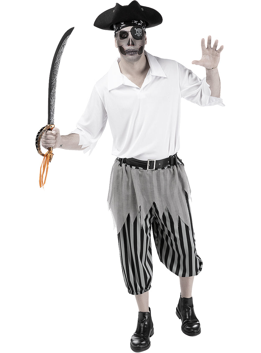 Déguisement pirate zombie homme