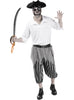 Déguisement pirate zombie homme