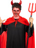 Cape diable rouge adulte