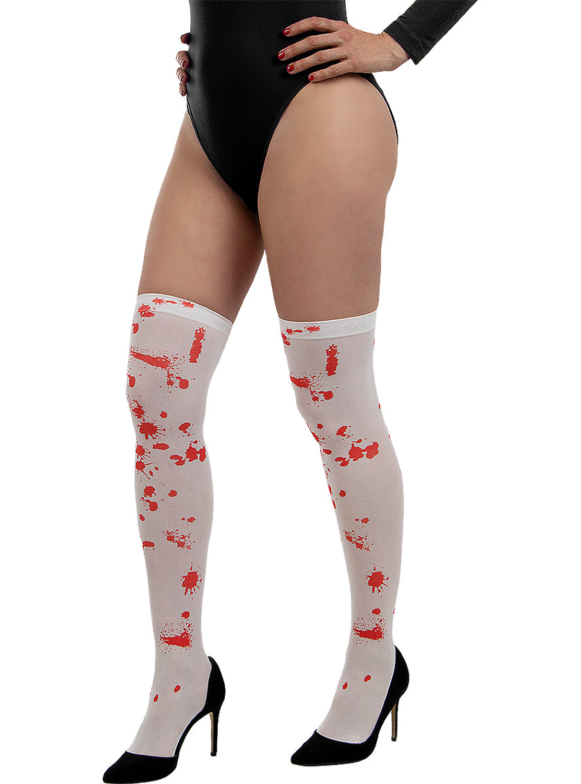 Bas tâches de sang femme