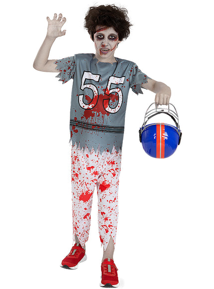 Déguisement footballeur américain zombie garçon