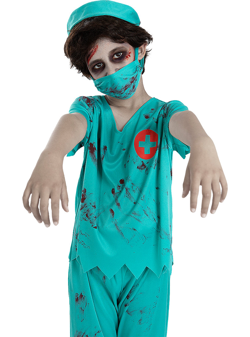 Déguisement docteur zombie garçon