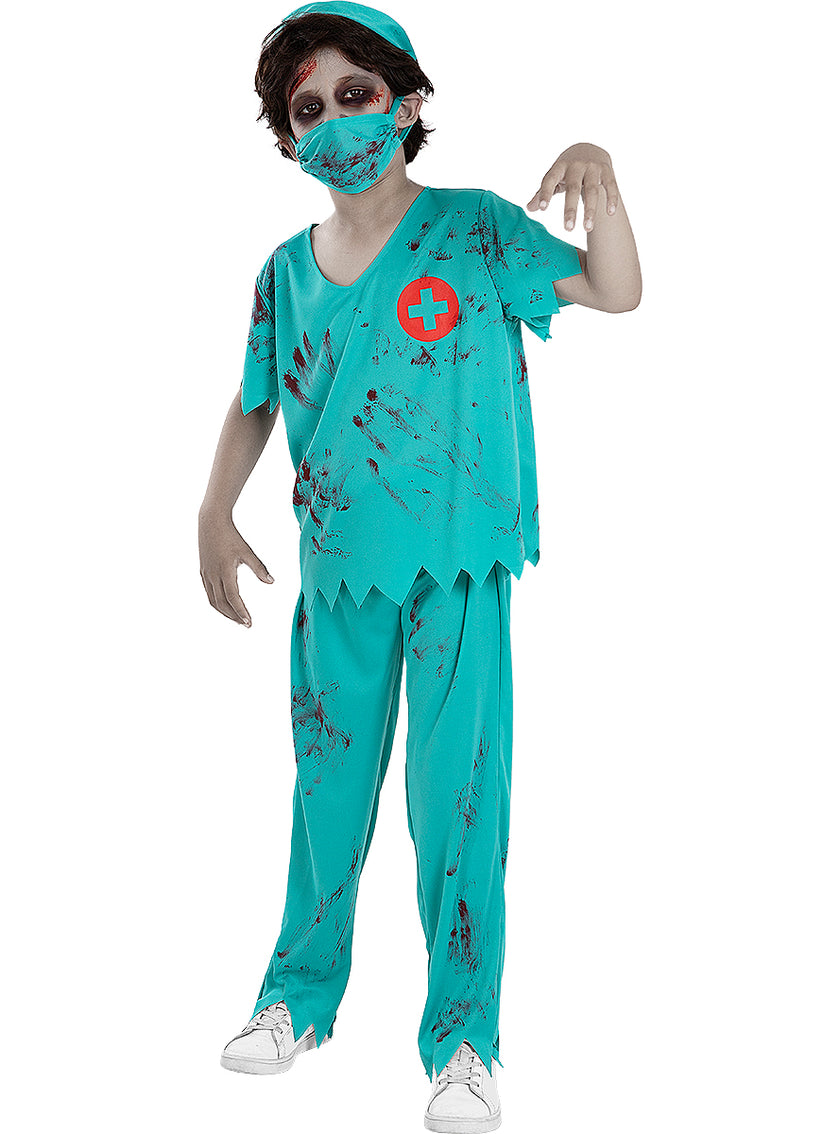 Déguisement docteur zombie garçon