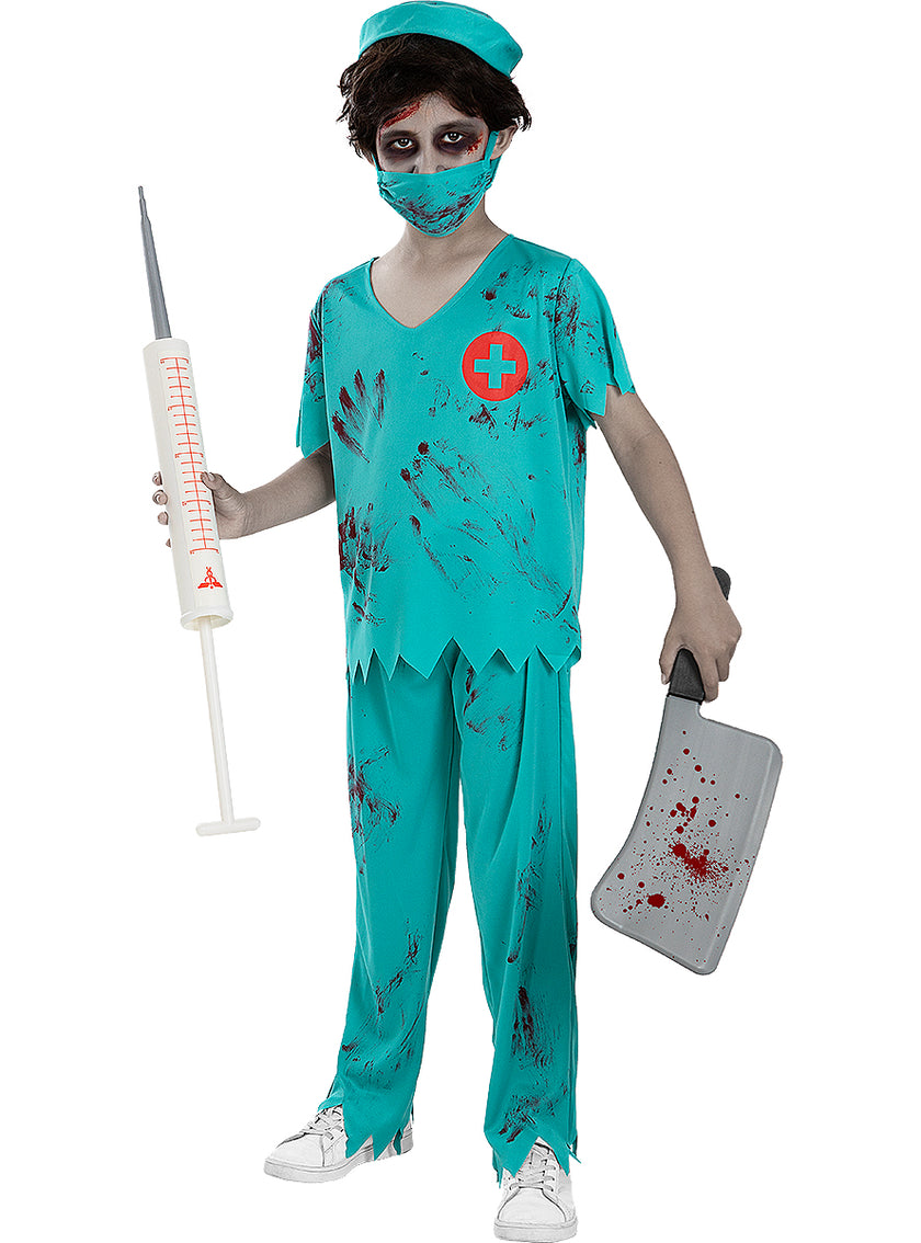 Déguisement docteur zombie garçon