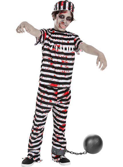 Déguisement prisonnier zombie garçon