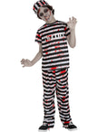 Déguisement prisonnier zombie garçon