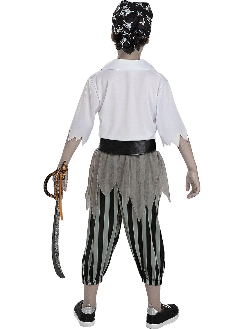 Déguisement pirate zombie garçon