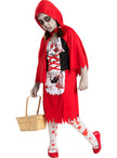 Déguisement Chaperon rouge zombie fille