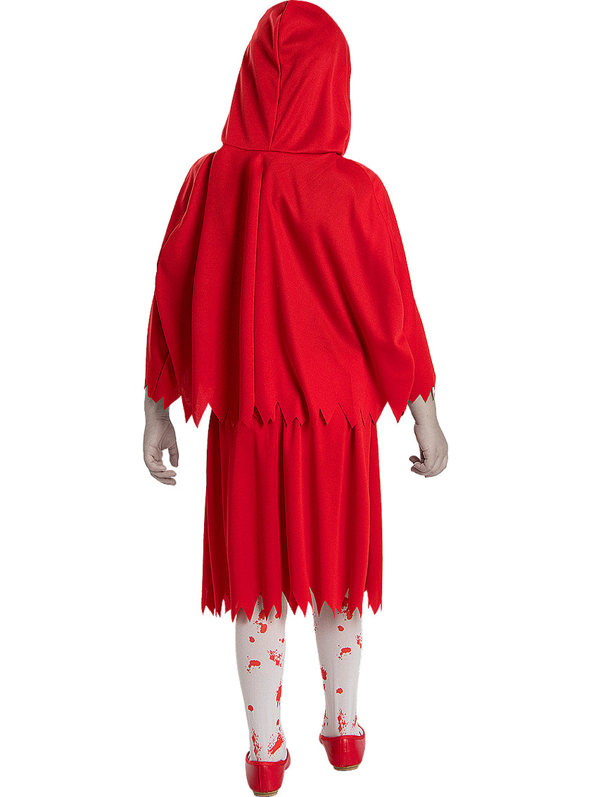 Déguisement Chaperon rouge zombie fille