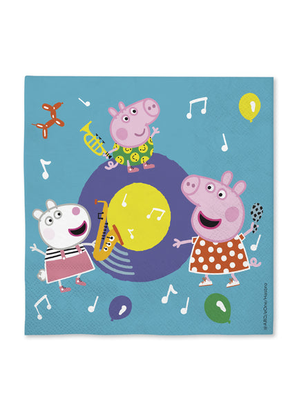 16 serviettes Peppa Pig (33x33cms)