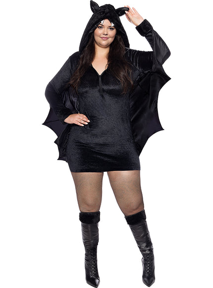 Déguisement chauve souris sexy femme grande taille