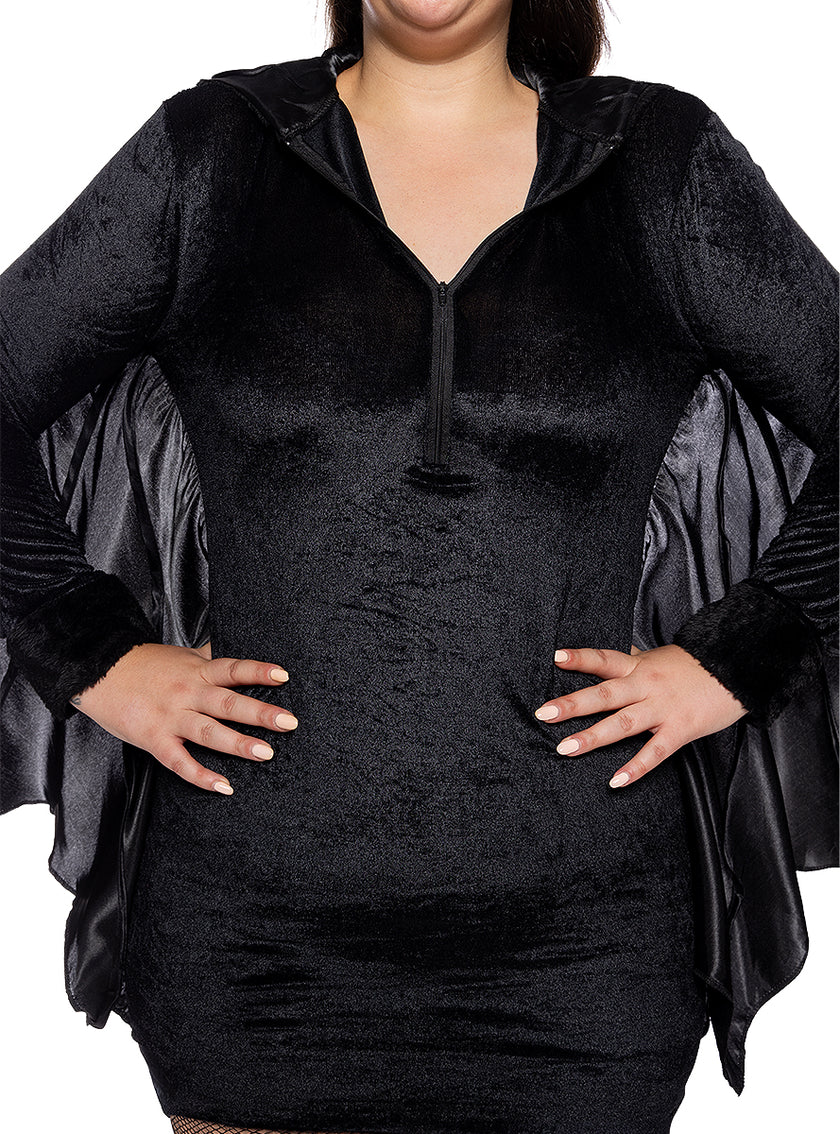 Déguisement chauve souris sexy femme grande taille