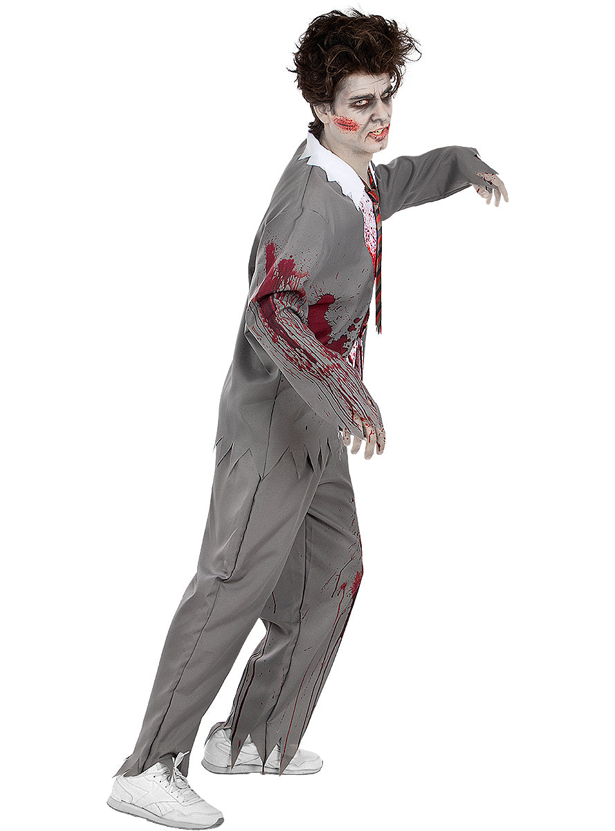 Déguisement étudiant zombie homme grande taille