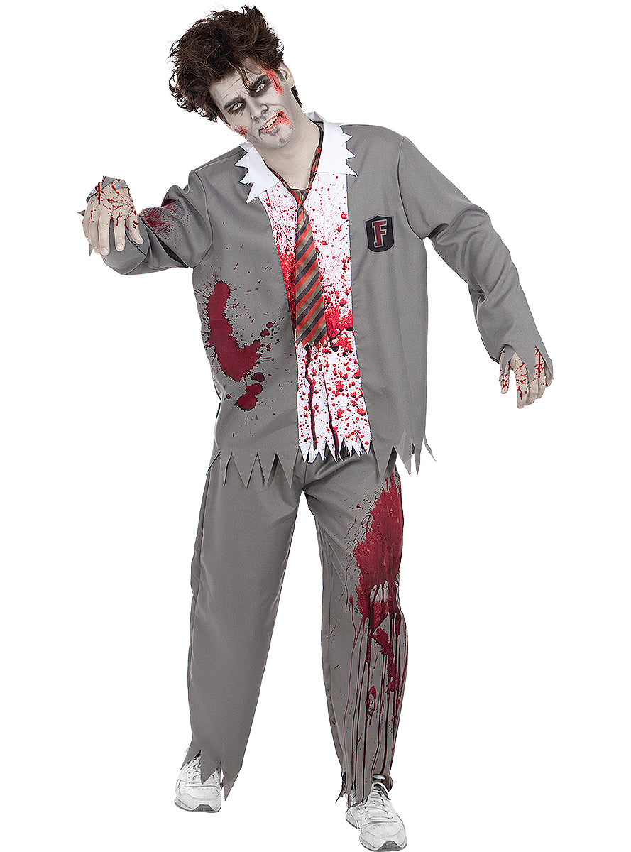 Déguisement étudiant zombie homme grande taille